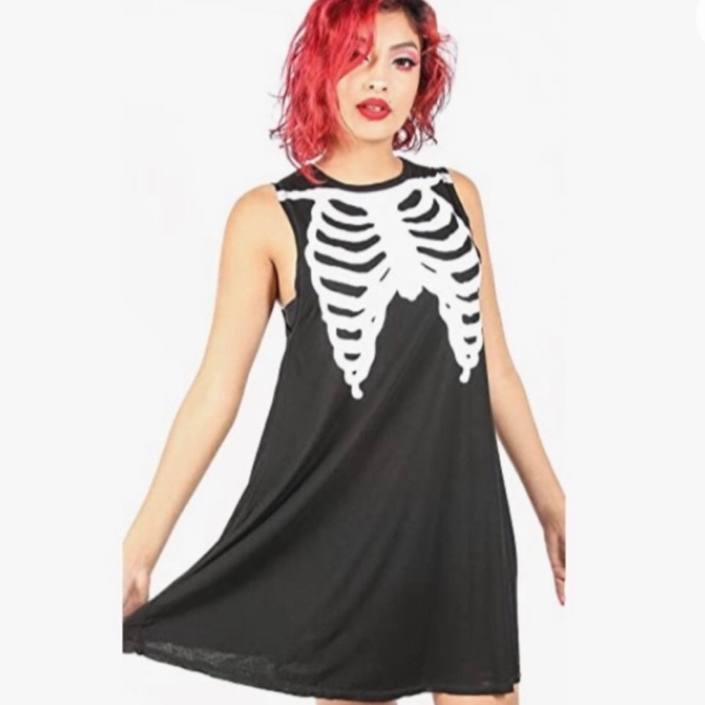 Iron Fist Bone in Trapeze Dress bones Halloween costume